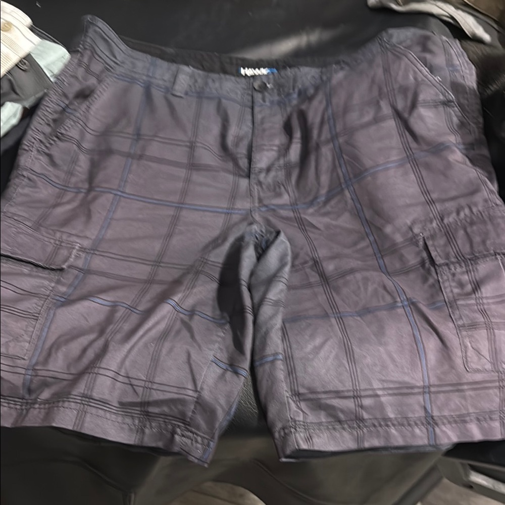 Tony Hawk Gray Cargo Shorts Lightweight Cotton Blend